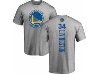 NBA Men Nike Golden State Warriors #34 Shaun Livingston Ash Backer T-Shirt