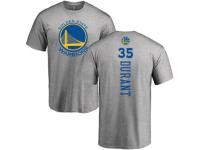 NBA Men Nike Golden State Warriors #35 Kevin Durant Ash Backer T-Shirt