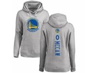 NBA Women Nike Golden State Warriors #0 Patrick McCaw Ash Backer Pullover Hoodie