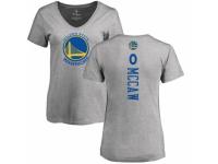 NBA Women Nike Golden State Warriors #0 Patrick McCaw Ash Backer T-Shirt