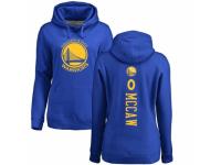 NBA Women Nike Golden State Warriors #0 Patrick McCaw Royal Blue Backer Pullover Hoodie