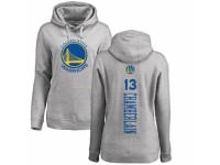 NBA Women Nike Golden State Warriors #13 Wilt Chamberlain Ash Backer Pullover Hoodie