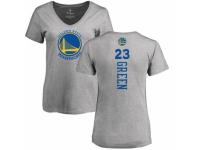 NBA Women Nike Golden State Warriors #23 Draymond Green Ash Backer T-Shirt