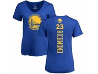 NBA Women Nike Golden State Warriors #23 Mitch Richmond Royal Blue Backer T-Shirt