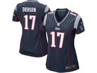 New England Patriots Aaron Dobson Women's Home Jersey - Navy Blue Nike NFL #17 Game