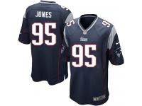 New England Patriots Chandler Jones Youth Home Jersey - Navy Blue Nike NFL #95 Game