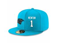 NFL Carolina Panthers #1 Cam Newton Stitched Snapback Adjustable Player Hat - Blue White