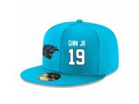 NFL Carolina Panthers #19 Ted Ginn Jr Stitched Snapback Adjustable Player Hat - Blue White