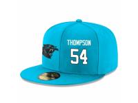 NFL Carolina Panthers #54 Shaq Thompson Stitched Snapback Adjustable Player Hat - Blue White