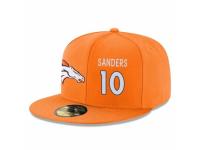 NFL Denver Broncos #10 Emmanuel Sanders Snapback Adjustable Player Hat - Orange White