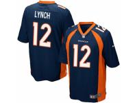 NFL Denver Broncos #12 Paxton Lynch Nike Youth Alternate Navy Blue Jersey