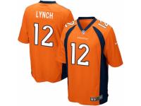 NFL Denver Broncos #12 Paxton Lynch Nike Youth Team Orange Jersey