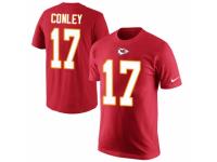 NFL Men Nike Kansas City Chiefs #17 Chris Conley Red Rush Pride Name & Number T-Shirt