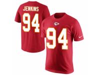 NFL Men Nike Kansas City Chiefs #94 Jarvis Jenkins Red Rush Pride Name & Number T-Shirt