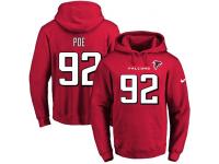 NFL Men's Nike Atlanta Falcons #92 Dontari Poe Red Name & Number Pullover Hoodie