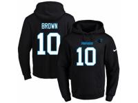NFL Men's Nike Carolina Panthers #10 Corey Brown Black Name & Number Pullover Hoodie