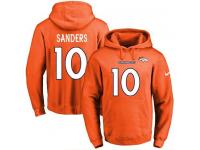 NFL Men's Nike Denver Broncos #10 Emmanuel Sanders Orange Name & Number Pullover Hoodie