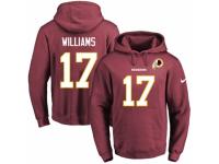 NFL Men's Nike Washington Redskins #17 Doug Williams Burgundy Red Name & Number Pullover Hoodie