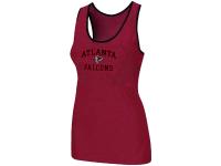 NFL Nike Atlanta Falcons Heart & Soul Tri-Blend Racerback Stretch Women Tank Top Red