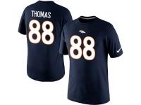 NFL Nike Denver Broncos #88 Demaryius Thomas Pride Name & Number Men T-Shirt Blue