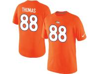 NFL Nike Denver Broncos #88 Demaryius Thomas Pride Name & Number Men T-Shirt Orange