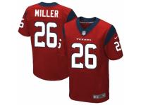 NFL Nike Houston Texans (RB) #26 Lamar Miller Men Elite Alternate Red Jerseys