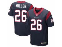 NFL Nike Houston Texans (RB) #26 Lamar Miller Men Elite Team Color Navy Blue Jerseys