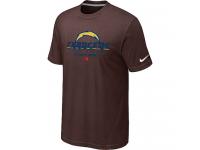 NFL Nike San Diego Charger Critical Victory Men Brown T-Shirt