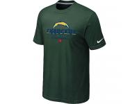 NFL Nike San Diego Charger Critical Victory Men Dark Green T-Shirt