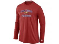 NFL Nike San Diego Charger Heart & Soul Men Long Sleeve T-Shirt Red