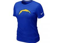 NFL Nike San Diego Charger Women Blue Logo T-Shirt