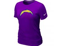 NFL Nike San Diego Charger Women Purple Logo T-Shirt