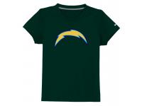 NFL Nike San Diego Chargers Sideline Legend Authentic Logo Youth T-Shirt Dark Green