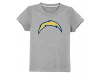 NFL Nike San Diego Chargers Sideline Legend Authentic Logo Youth T-Shirt Grey