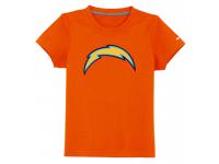 NFL Nike San Diego Chargers Sideline Legend Authentic Logo Youth T-Shirt Orange