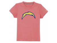 NFL Nike San Diego Chargers Sideline Legend Authentic Logo Youth T-Shirt Pink