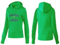 NFL Nike San Diego Chargers Women Heart & Soul Green Pullover Hoodie