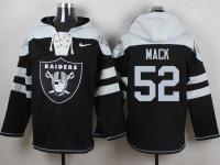 NFL Oakland Raiders (LB) #52 Khalil Mack Men Black Pullover Hoodie