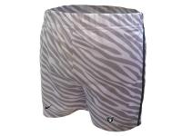 NFL Oakland Raiders Nike Embroidered team logo women Zebra stripes Shorts