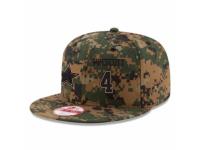 NFL 's Dallas Cowboys #4 Dak Prescott New Era Digital Camo Memorial Day 9FIFTY Snapback Adjustable Hat