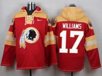 NFL Washington Redskins #17 Doug Williams Men Burgundy Pullover Hoodie