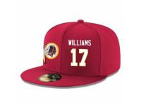 NFL Washington Redskins #17 Doug Williams Snapback Adjustable Player Hat - Red White