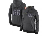 NFL Women's Nike Los Angeles Chargers #66 Dan Feeney Stitched Black Anthracite Salute to Service Player Performance Hoodie