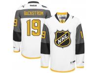 NHL Reebok Washington Capitals #19 Nicklas Backstrom Men 2016 All-Star White Jerseys