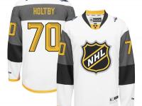NHL Reebok Washington Capitals #70 Braden Holtby Men 2016 All-Star White Jerseys