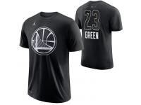 Nike 2018 NBA All-Star Edition Draymond Green #23 Men's Jordan Name & Number T-Shirts - Black