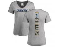 Nike Adrian Phillips Ash Backer Women's - NFL Los Angeles Chargers #31 T-Shirt