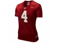 Nike Alabama Crimson Tide #4 T.J Yeldon Red Women Authentic NCAA Jersey