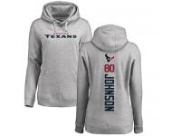 Nike Andre Johnson Ash Backer Women's - NFL Houston Texans #80 Pullover Hoodie