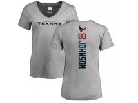 Nike Andre Johnson Ash Backer Women's - NFL Houston Texans #80 T-Shirt